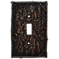 Pine Bark Single Switch Wall Plate Switch and Outlet Wall Plate