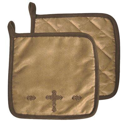 Cross Pot Holder, Set of 10 Oven Mitt or Pot Holder