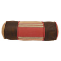 Santa Fe Neckroll, Red/Brown Pillow