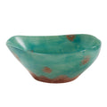 Patina Turquoise Ceramic Serving Bowl Serving Bowl