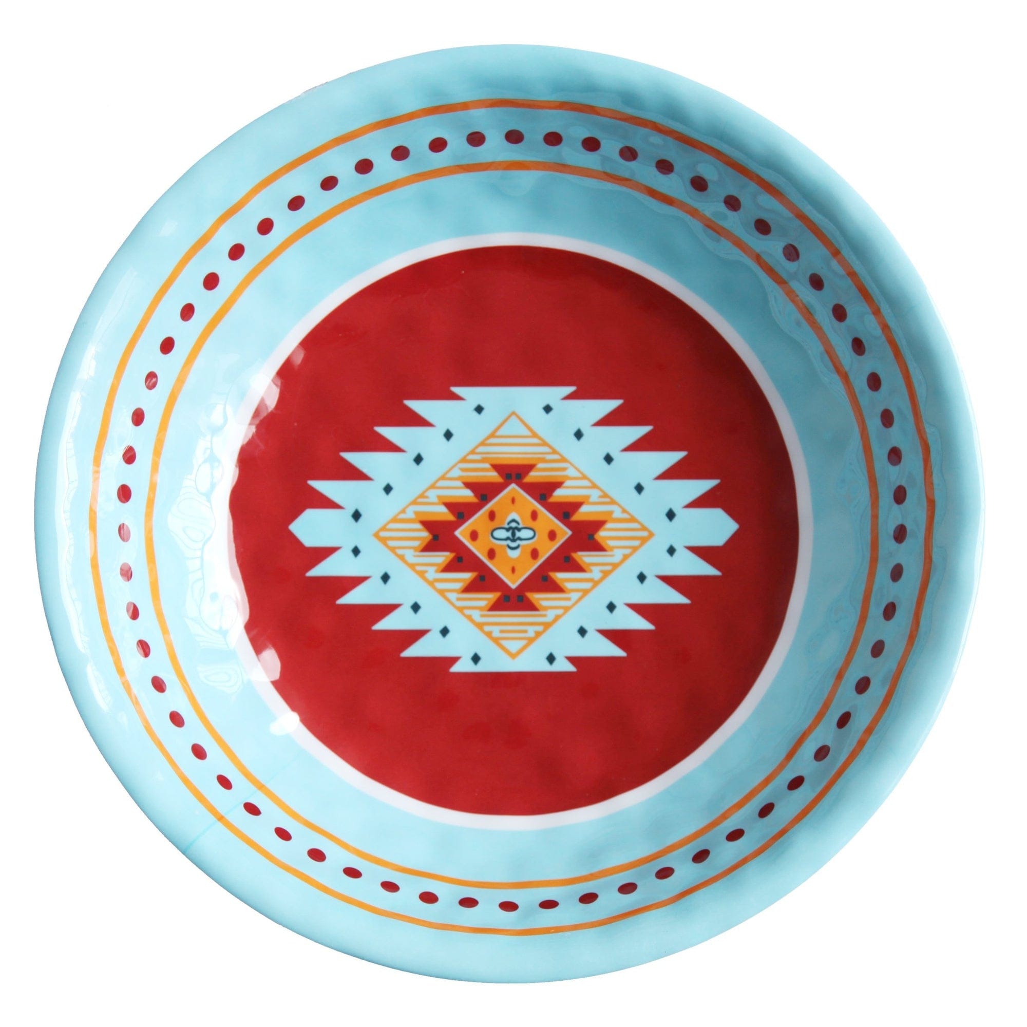 Southwest Motif Melamine Serving Bowl Serving Bowl