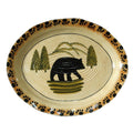 Rustic Bear Ceramic Serving Platter Serving Platter