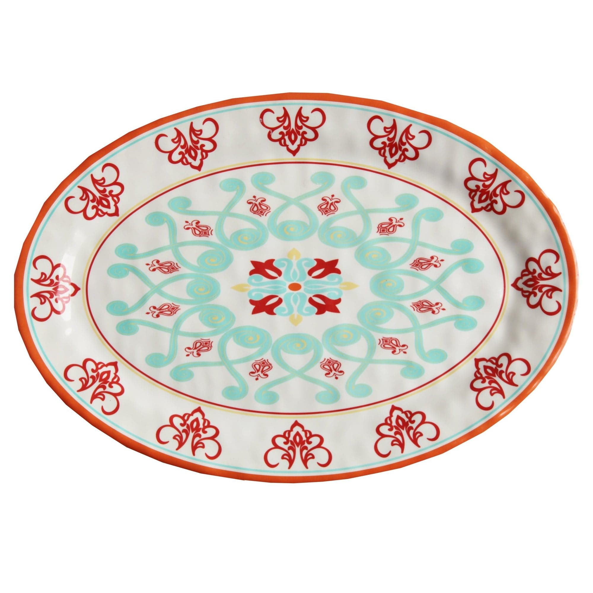 Western Motif Melamine Serving Platter Serving Platter