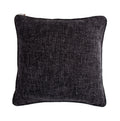 Amelia Charcoal Gray Twill Euro Sham Euro Sham