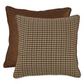 Clifton Woven Twill Plaid & Suede Reversible Euro Sham Euro Sham
