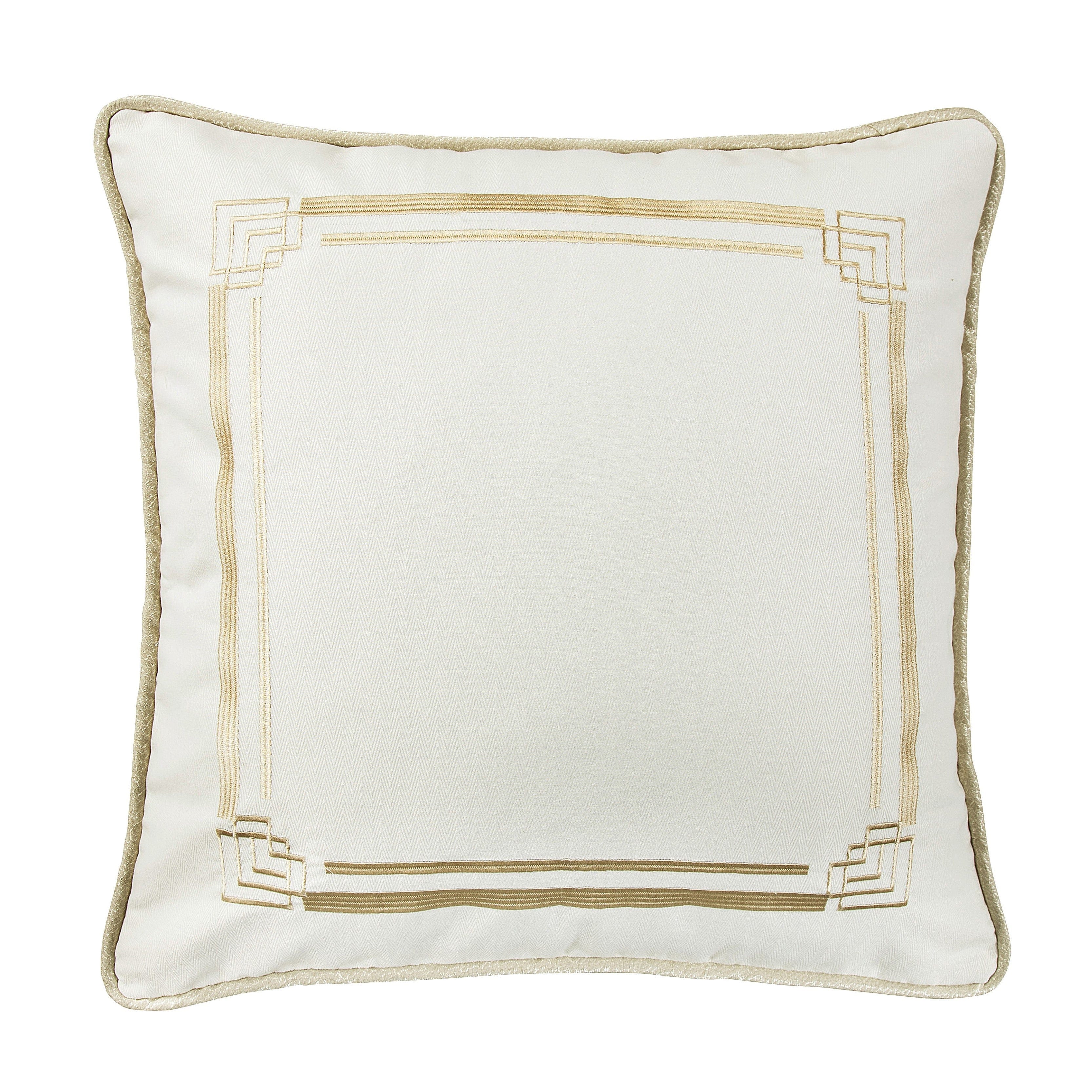 Hollywood Golden Chevron Reversible Euro Sham Euro Sham