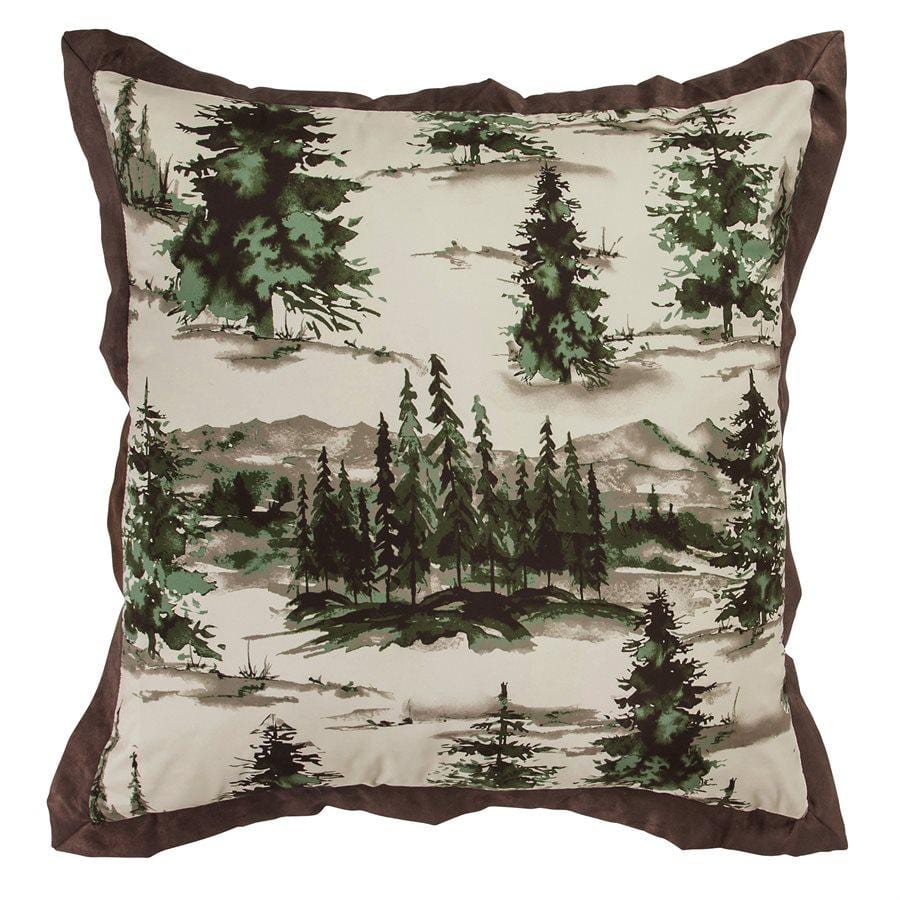 Joshua Euro Sham, Pine Tree Euro Sham