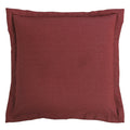 Ruidoso Garnet Red Flanged Euro Pillow Sham Pillow