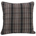 Whistler Black, Gray & Cream Plaid Euro Sham Euro Sham