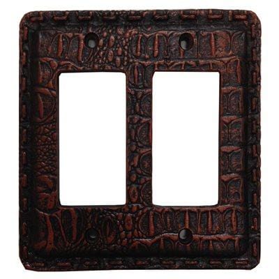 Resin Gator Double Rocker Wall Switch Plate Switch and Outlet Wall Plate