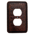 Resin Gator Single Outlet Cover Wall Plate Switch and Outlet Wall Plate