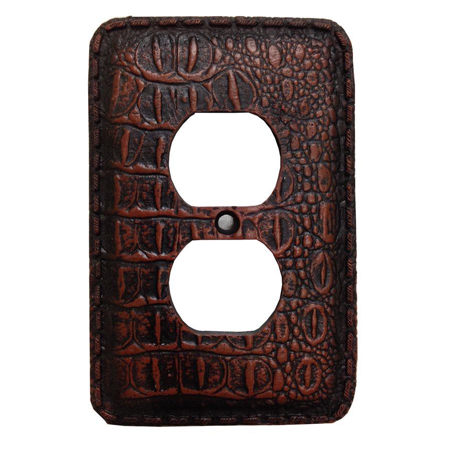Resin Gator Single Outlet Cover Wall Plate Switch and Outlet Wall Plate