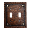 Tooled Resin w/ Stud Double Switch Wall Plate Switch and Outlet Wall Plate