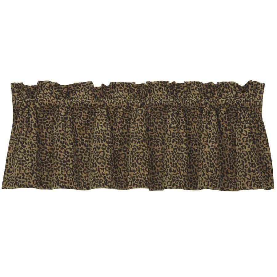 Adrienne Leopard Kitchen Valance Valance