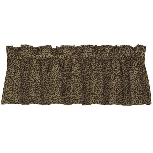 Adrienne Leopard Kitchen Valance Valance