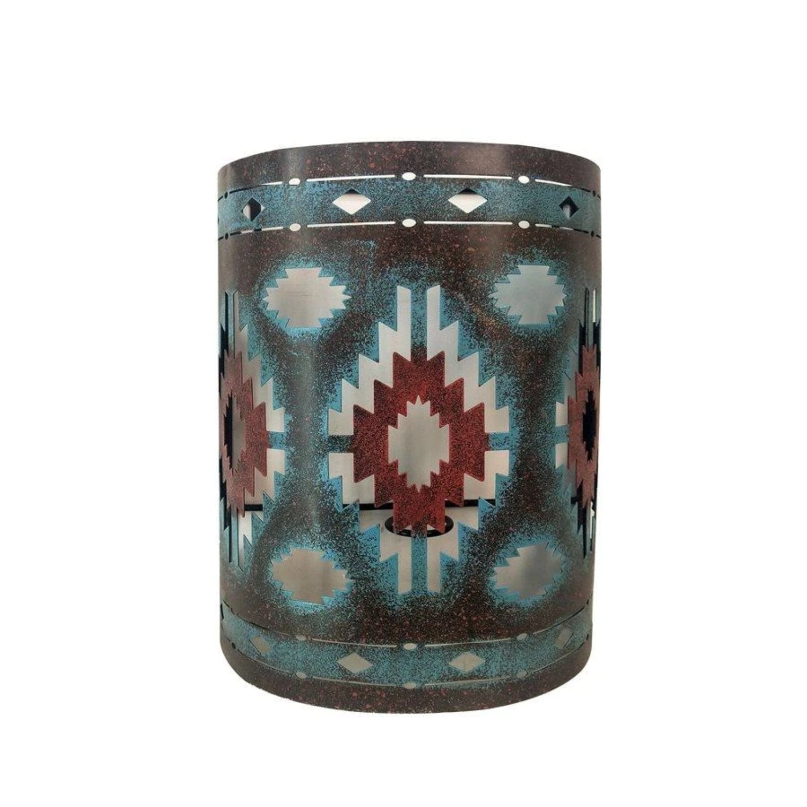 Colorful Aztec Rustic Southwestern Wall Sconce Wall Sconce
