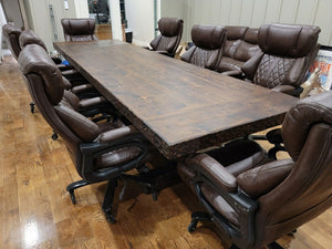 Custom Knotty Alder Conference Table