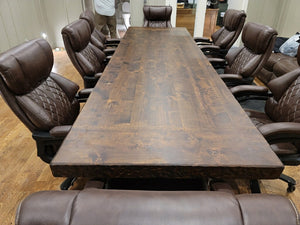 Custom Knotty Alder Conference Table