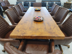 Custom Knotty Alder Conference Table