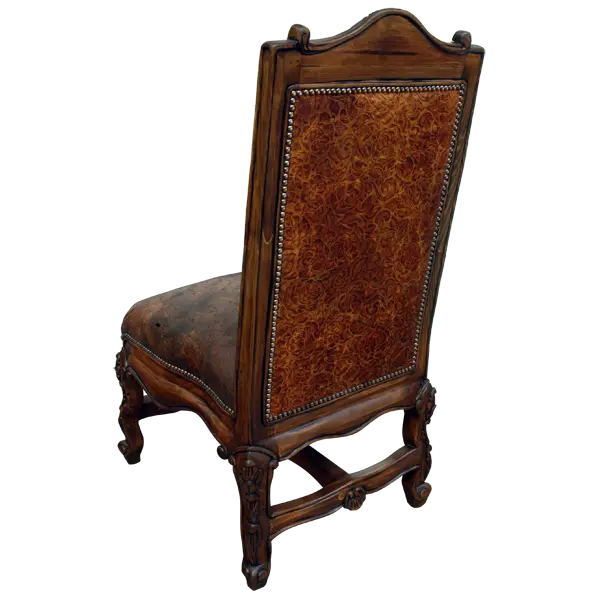 The Matador Dining Chair combines embossed full-grain leather, hand-carved hardwood, and Spanish Colonial artistry. A luxurious Western dining chair handcrafted for beauty, comfort, and endurance. Fully customizable and guaranteed for life.