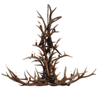 The Olympus 20 Light Elk/Mule Deer/Whitetail Cascade Chandelier
