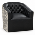 Onyx Tufted Swivel Chair