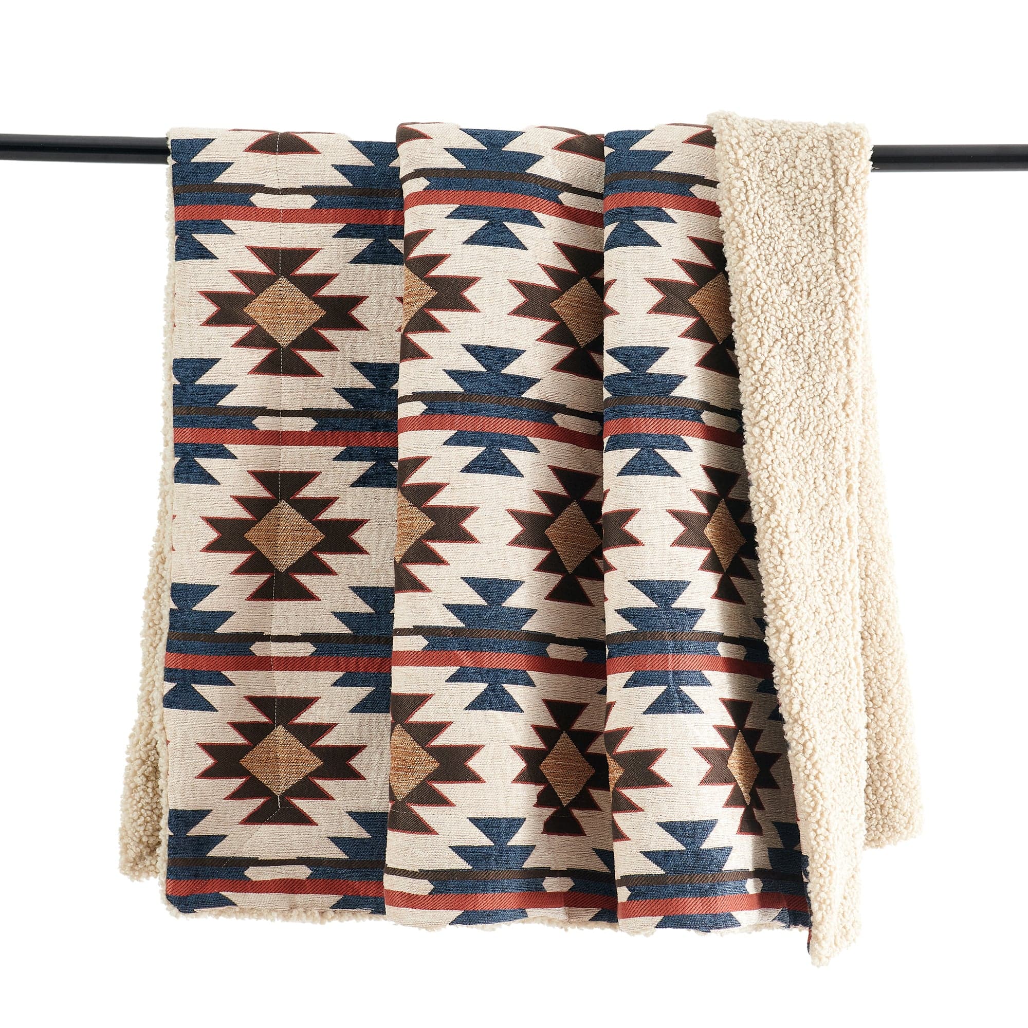 Mariella Chenille Teddy-Backed Throw Throw