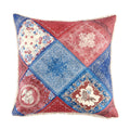 Patchwork Bandana Teddy-Backed Pillow Pillow