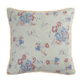 Rosabel Washed Denim Teddy-Backed Pillow Pillow