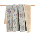 Rosabel Washed Denim Teddy-Backed Throw Throw