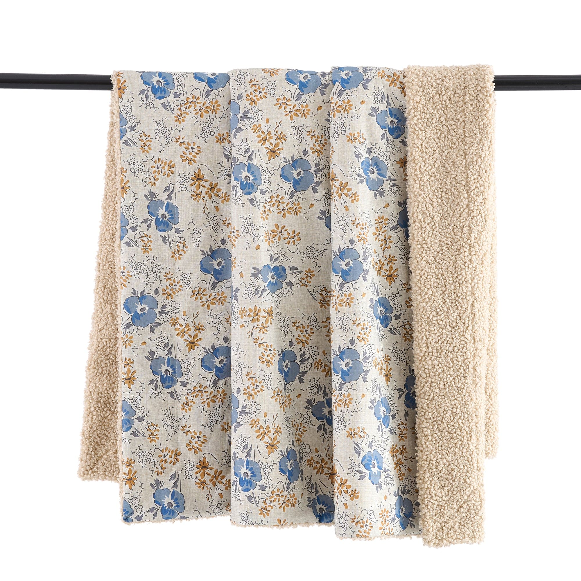 Sandra Teddy-Backed Throw Throw