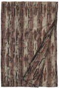 Pewter Fox Faux Fur Throw