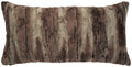 Pewter Fox Faux Fur Pillow - 14x26