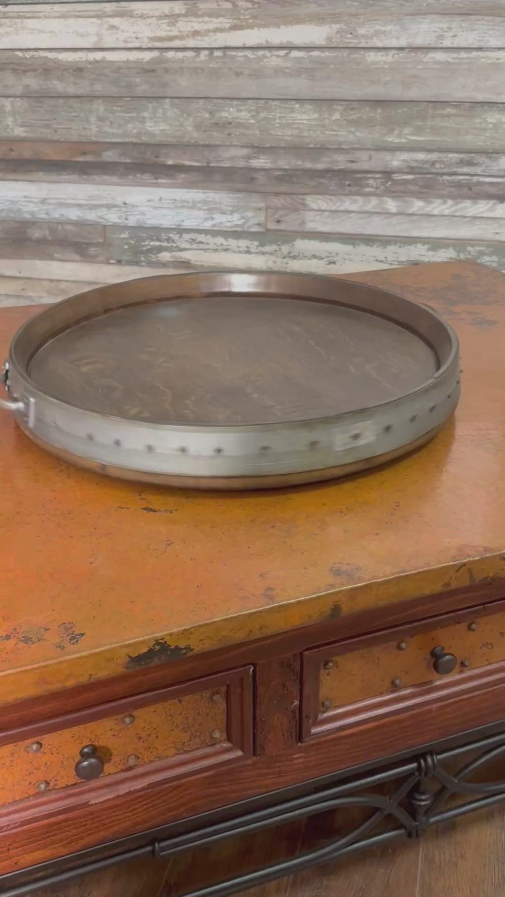 Wine Barrel Lazy Susan