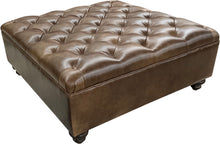 Load image into Gallery viewer, 4 x 4 Large Tufted Ottoman