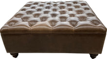 Load image into Gallery viewer, 4 x 4 Large Tufted Ottoman