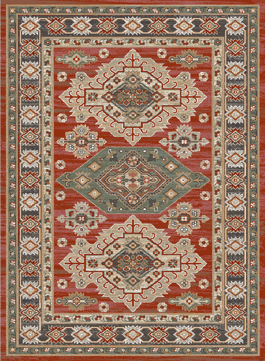 Plymouth Marisco Red Area Rug