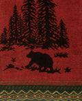 Wooded River Bear Border Fabric