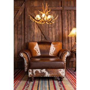 Wild Bill Western Leather Chair 