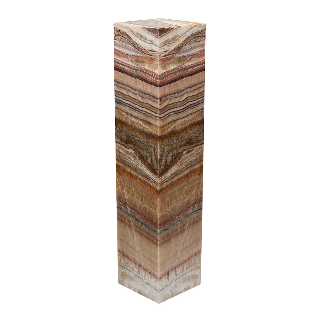 Large Cube Smooth Edge Aqua Lamp