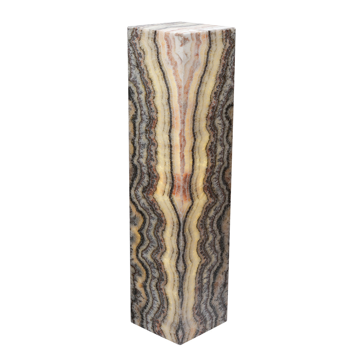 Medium Large Cube Natural Edge Multi Lamp