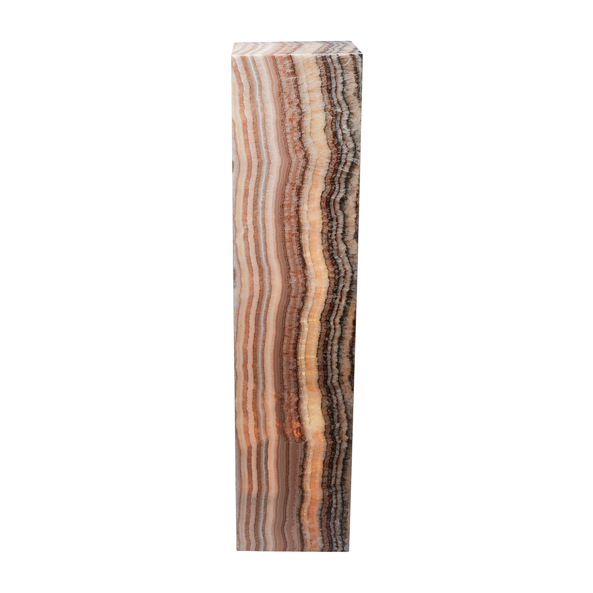 Large Cube Natural Edge Multi Lamp