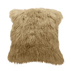Tibetan Sheep Throw Pillow - Champagne