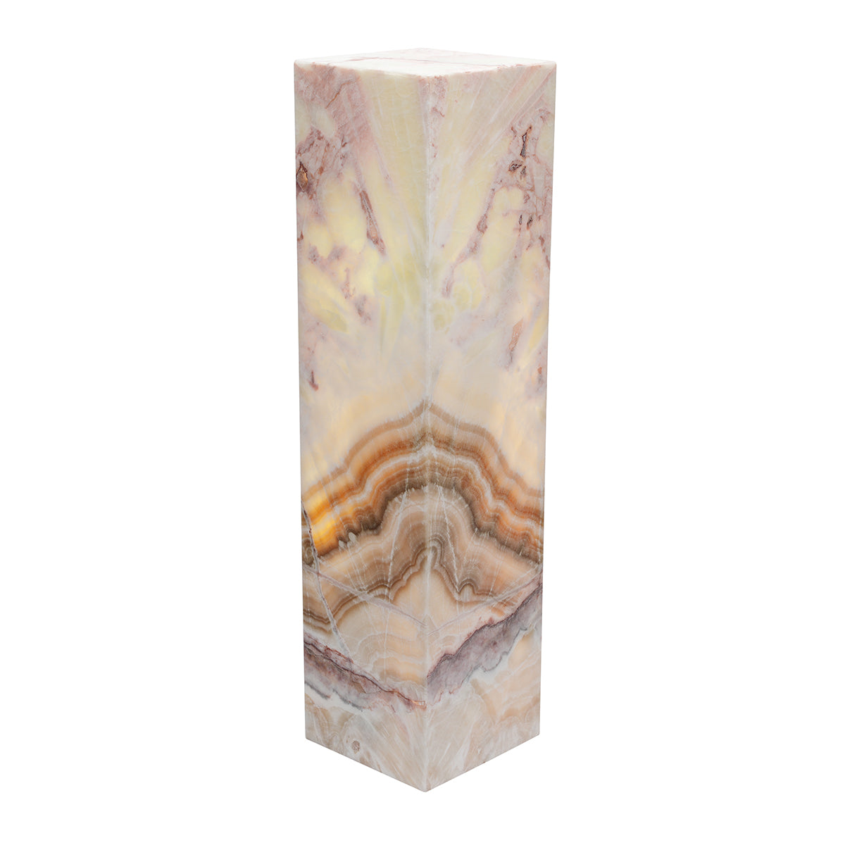 Medium Large Cube Smooth Edge Lazul Lamp