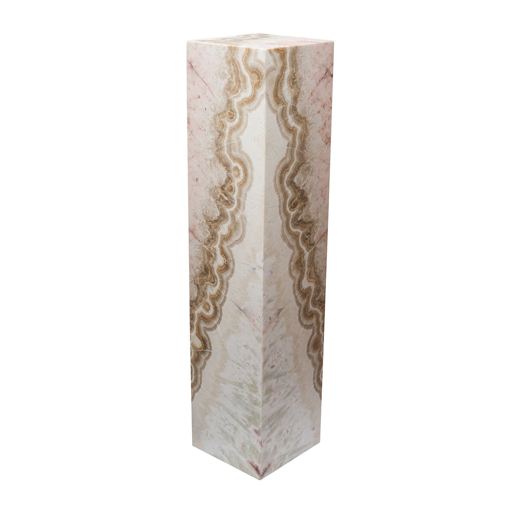 Large Cube Smooth Edge Lazul Lamp