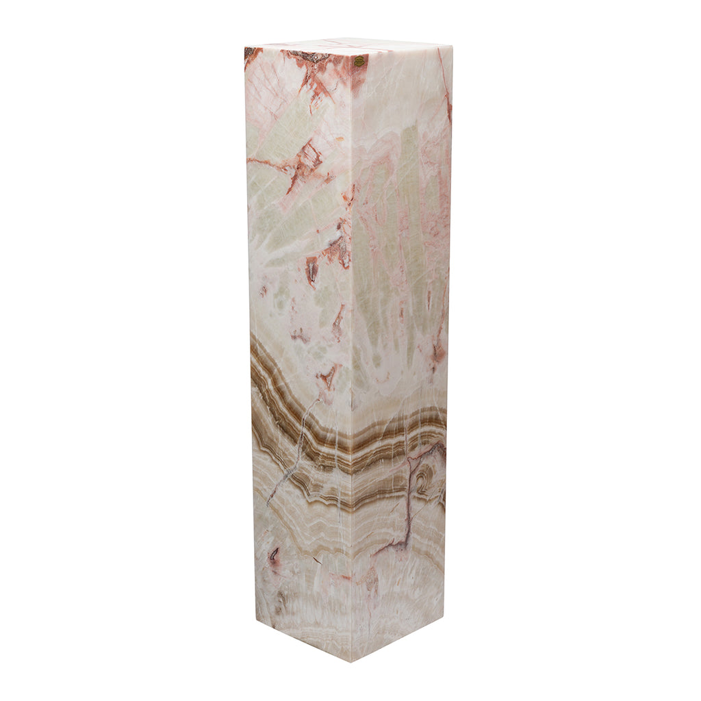 Large Cube Smooth Edge Lazul Lamp