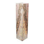 Large Cube Smooth Edge Lazul Lamp
