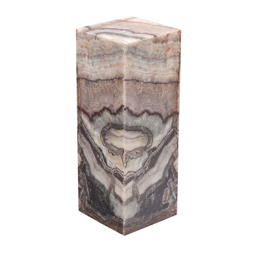 Small Cube Smooth Edge Purple Lamp