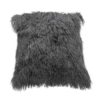 Tibetan Sheep Throw Pillow - Charcoal