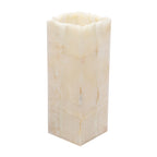 Small Cube Natural Edge White Ice Lamp